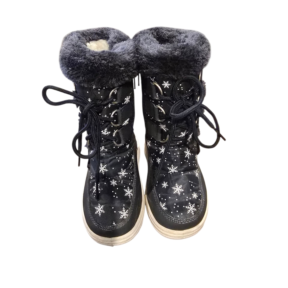 Fantiny Snowflake Toddler BLUE Boots Size UK 24 US 8 - Picture 2 of 5